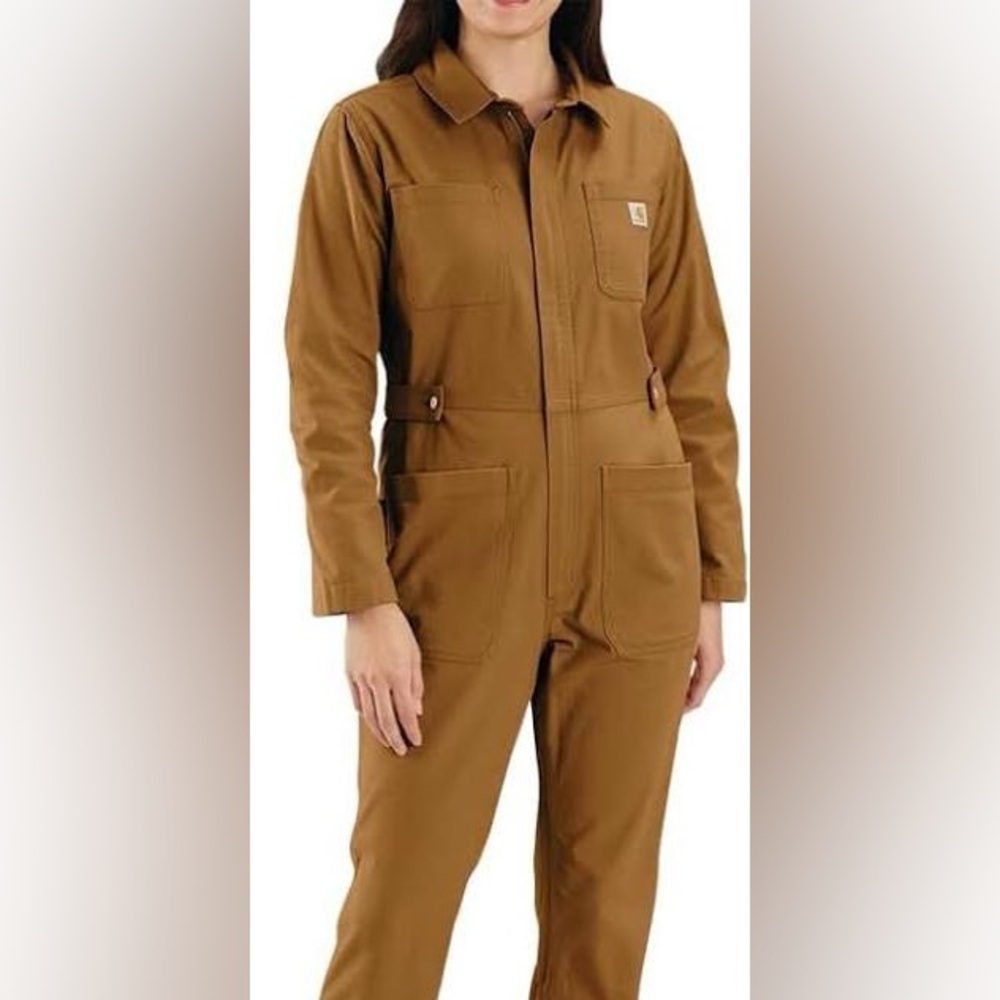 Carhartt Lined 106071 Rugged Flex fit canvas coveralls
